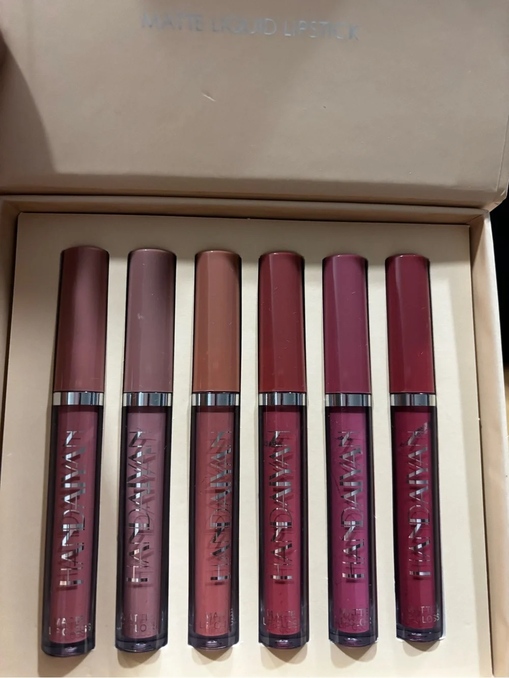 Matte Liquid Lipstick Set - Mauve to Berry Shades